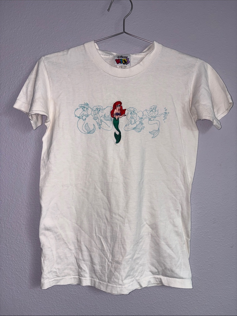 Disney Kids Embroidered Ariel Tee